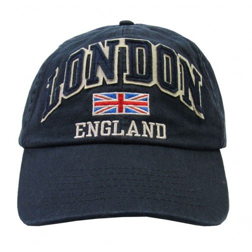 London Harvard Applique Cap - The Gift Wholesaler
