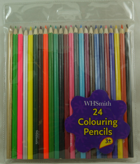 WH Smith colouring pencils  A low-cost pencil for the newcomer