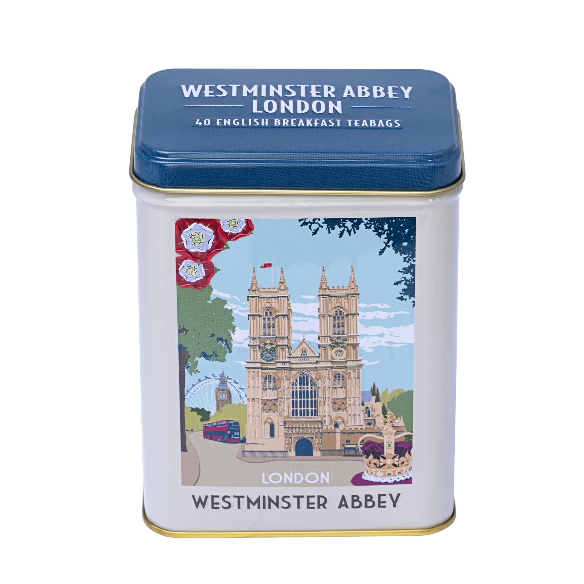 Westminster Abbey - 40 Teabag Tin - The Gift Wholesaler