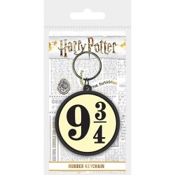 HARRY POTTER (PLATFORM 9 3/4)  RUBBER KEYCHAIN