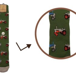 MENS WELLY SOCKS – RETRO TRACTOR