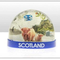 Scotland Collage Plastic Snowstorm Magnet