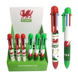 Welsh Dragon Multi Colour Pen