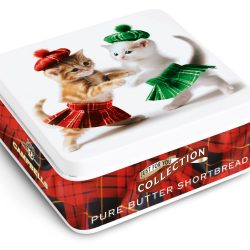 Dancing Kittens Shortbread Tin