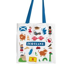 Scotland Souvenir Reusable Tote Bag